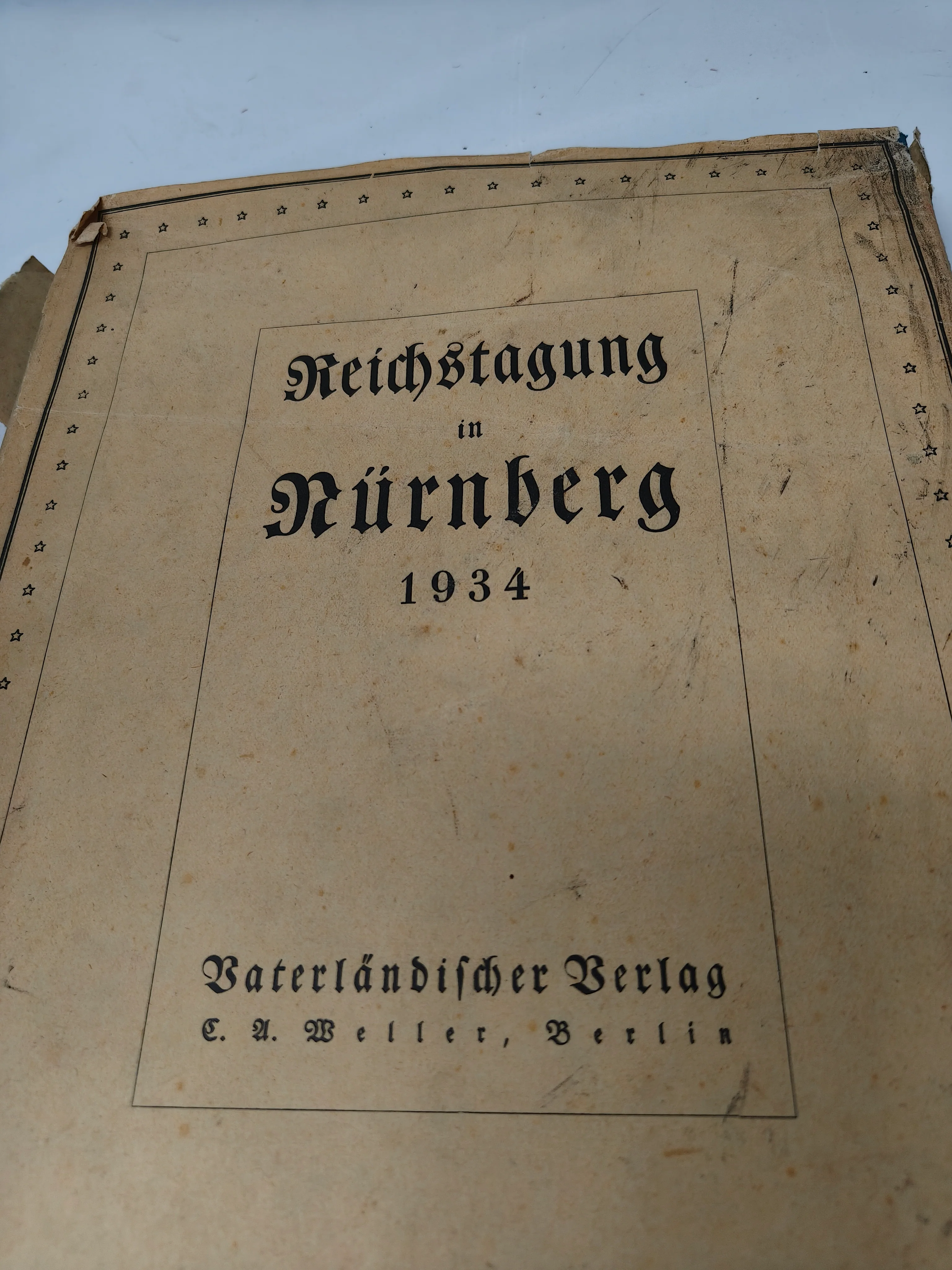 N��remberg Book 1934. IIWW original Germany.