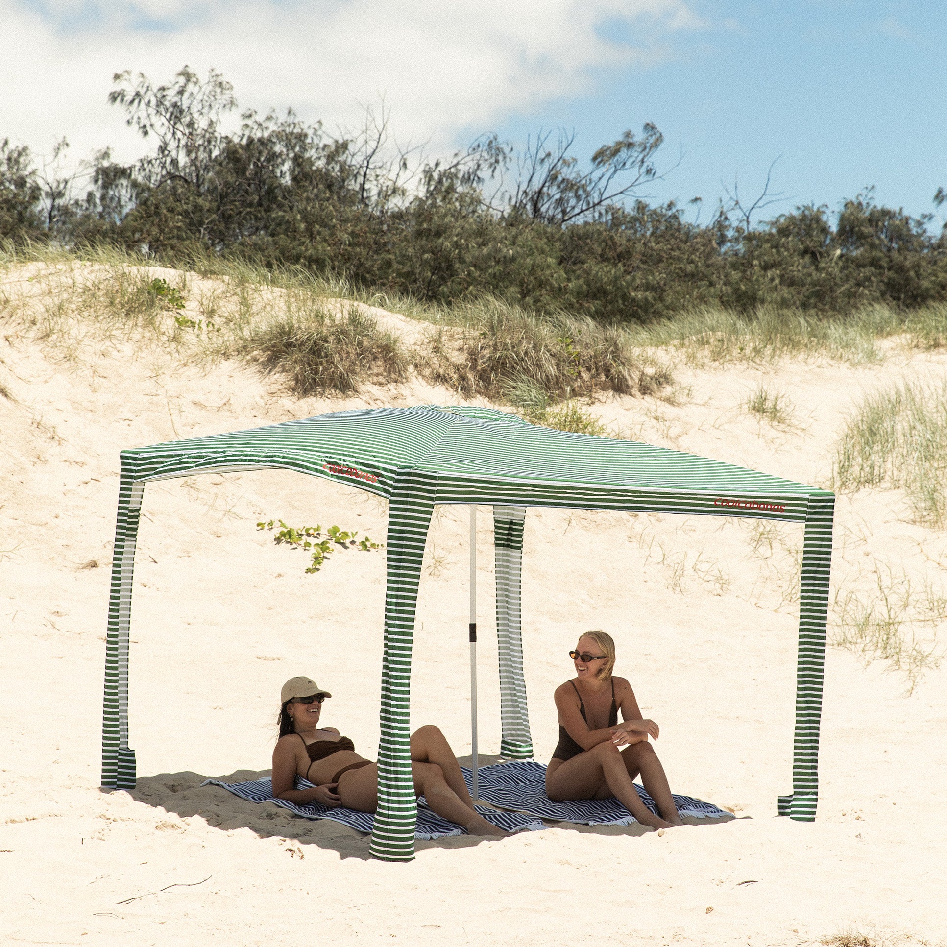 CoolCabana 5 Ombreggiatura da Spiaggia - Protezione UPF 50+, Ampia Zona d’Ombra