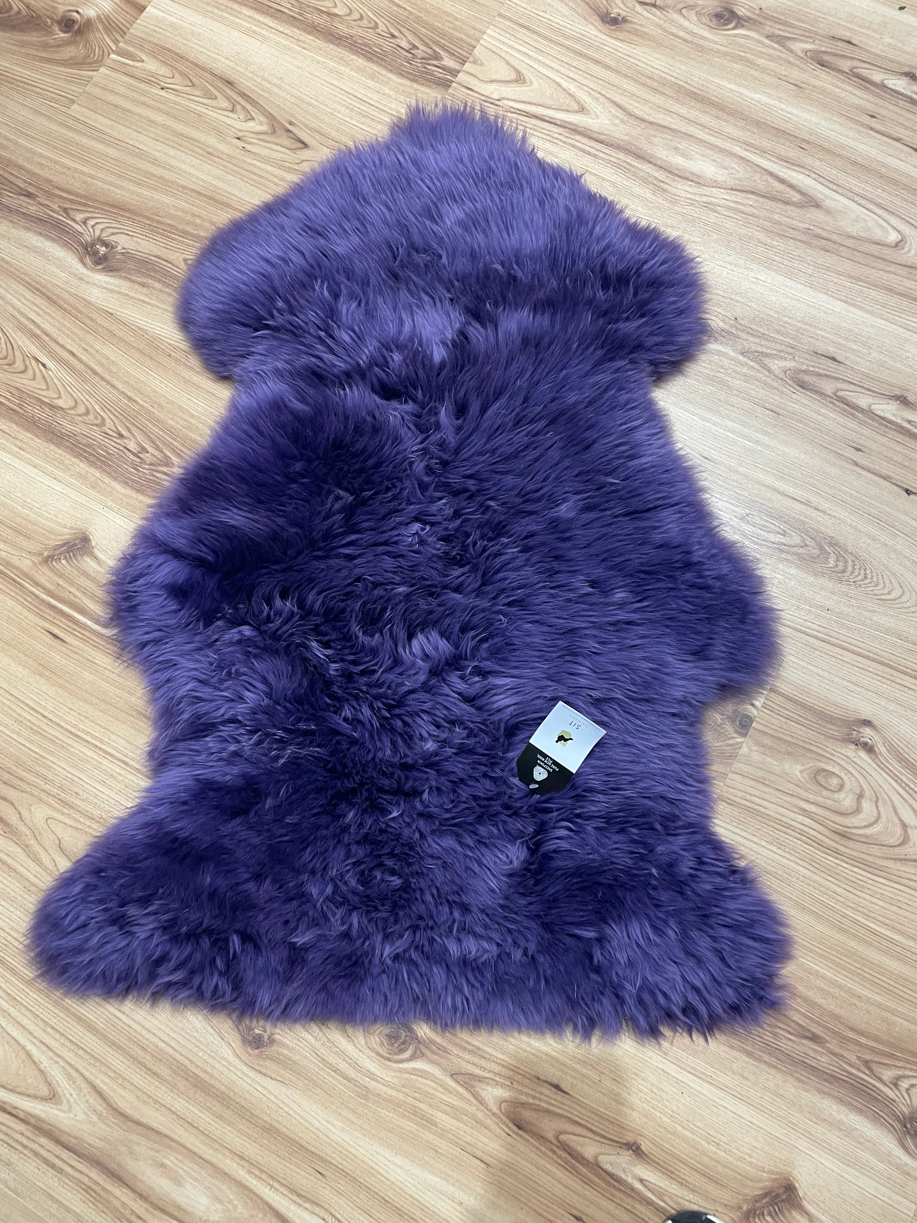 Sheepskin Rug , Purple