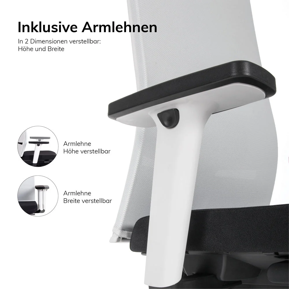 Sedia da ufficio ergonomica con schienale in rete lento Agilis Matrix MT12 EDIZIONE SPECIALE Pure Black