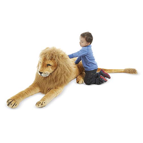 Melissa & Doug Peluche Leone Maxi, Amanti Animali, Regalo per Bambini e Bambine di Tutte le Età, Decorazione per Camera dei Bambini o Asilo Nido : Giochi e giocattoli