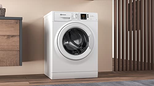 2025 Bauknecht BPW 814 A Lavatrice a carica frontale / 8 kg / rimozione potente delle macchie / Clean Plus / Programma rapido 45' / Anti-Allergia Plus / Automatica del carico / Opzione Extra Touch, Bianco