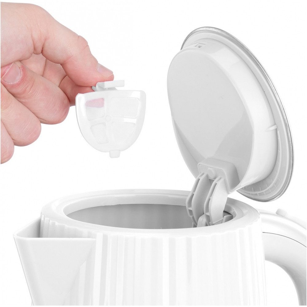 Wasserkocher Russell Hobbs Eden Wasserkocher Weiß, Retro-Wasserkocher