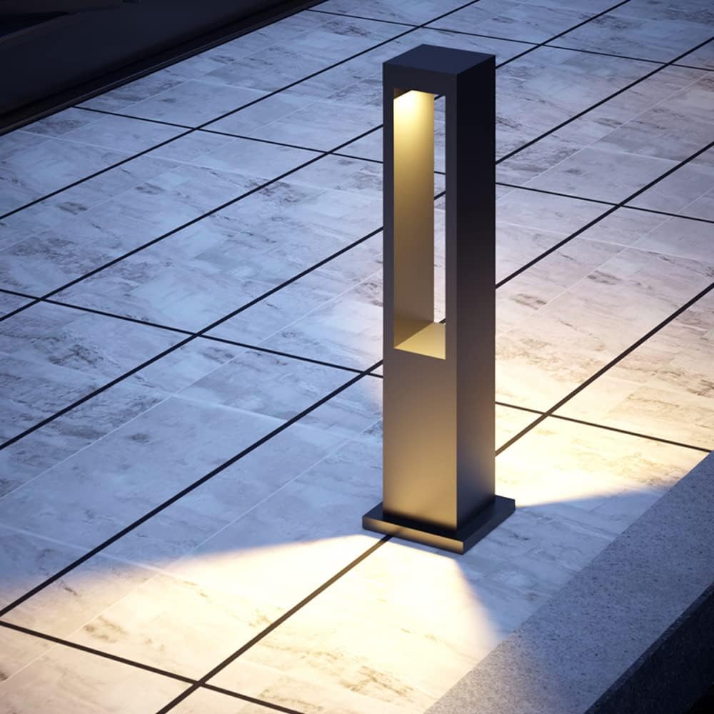 Moderne wasserdichte LED-Rasenleuchten für den Außenbereich, stilvolle Gartenwegelampen, Villa, Auffahrt, Bodenmontage, Landschaftsbeleuchtung, H14 cm, zum Aufhängen, eine Farbe B