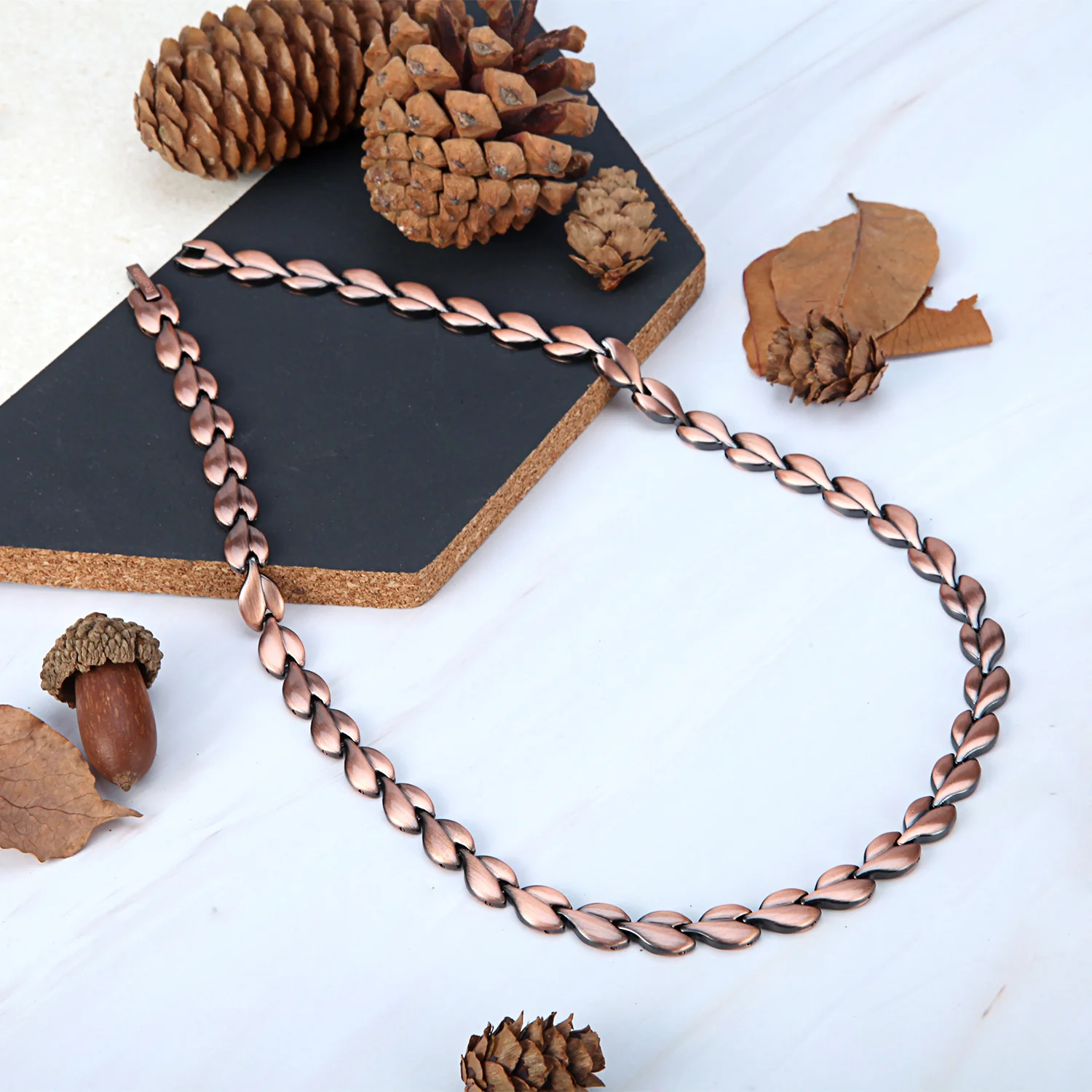 Powerful Copper Magnetic Therapy Necklace for Shoulder Neck Back Pain