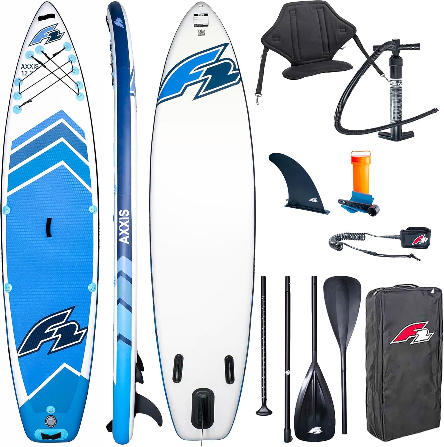Campsup SUP F2 AXXIS Combo - Tavola da surf gonfiabile per principianti ed esperti con accessori