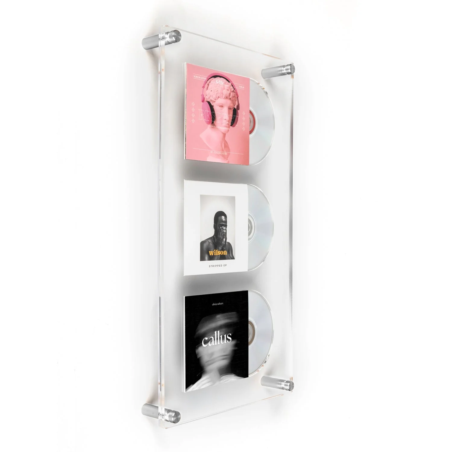 Case Pack of 4 CD Wall Frames