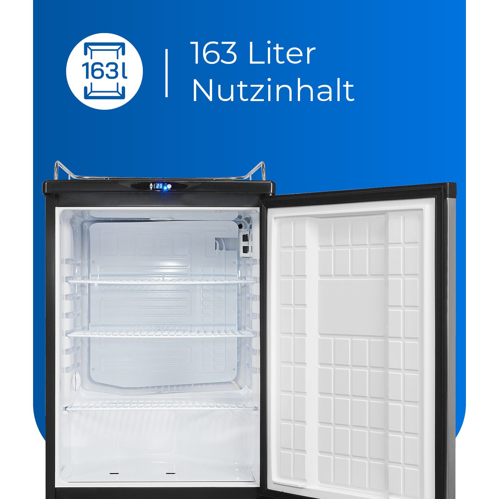 Getränkekühlschrank BK160-HE-300G inox
