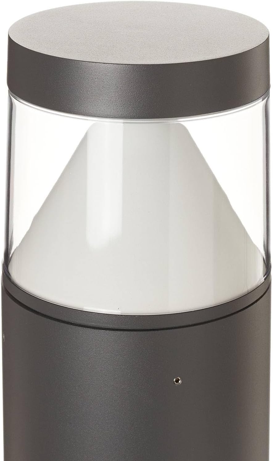 Lucande LED Außenleuchte Darja (spritzwassergeschützt (Modern) in Alu aus Aluminium (1 flammig,) - Wegeleuchte Pollerleuchte Wegelampe Sockelleuchte
