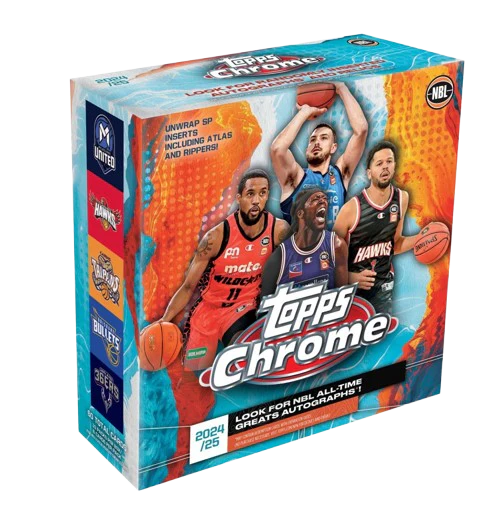Topps Chrome NBL 2024/2025 Basketball Trading Cards - Mega Pack