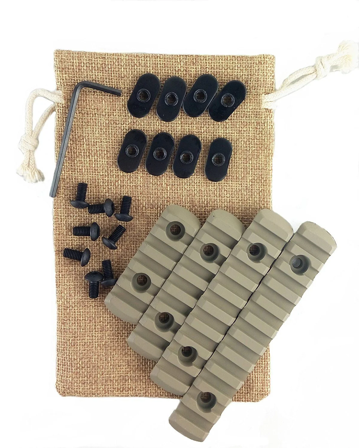 Polymer Rail Section Kit for Handguards L2 L3 L4 L5 Sizes