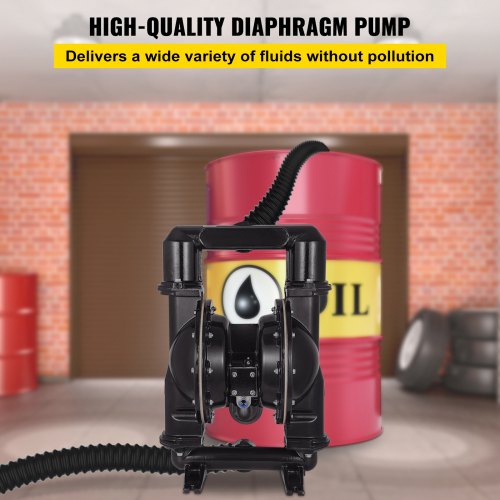 Luftbetriebene Doppelmembranpumpe mit 140 GPM, 2 Zoll Einlass und Auslass