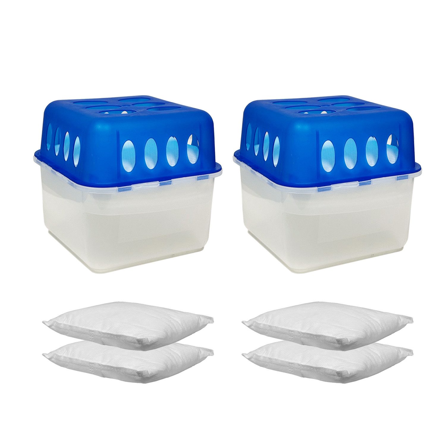 Luftentfeuchter 2 Stück Innenraum Raumentfeuchter Luftentfeuchter Nachfüllpack 400g
