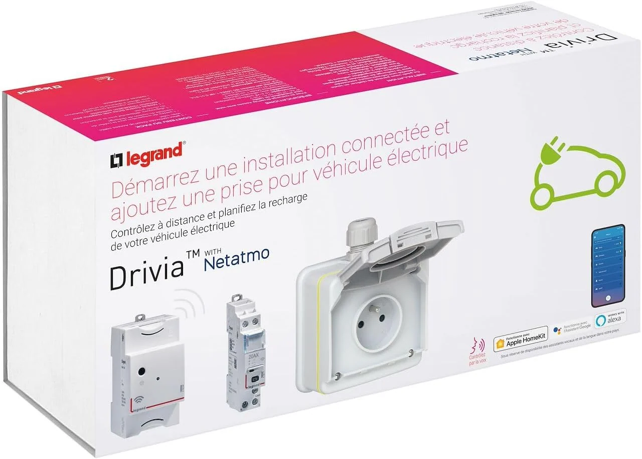 LEGRAND, beschleunigtes Laden x 2, Steuerung über Smartphone oder Sprachassistenten, einfache