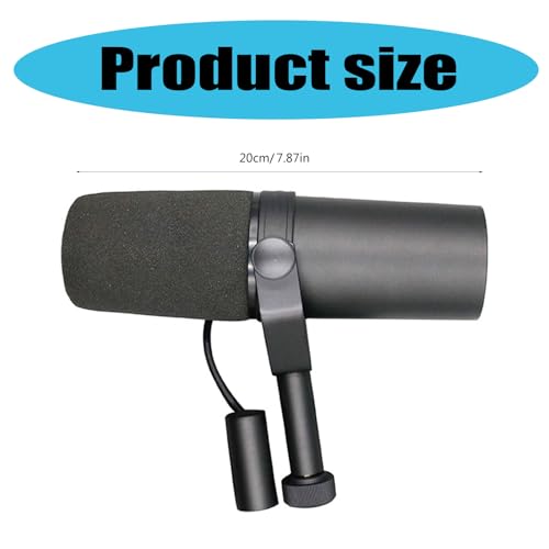 Microfono vocale dinamico professionale SM7B con risposta regolare in frequenza per lo studio e la radiodiffusione : Strumenti Musicali
