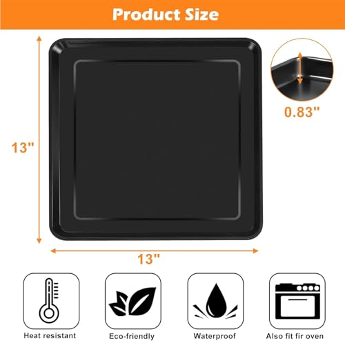 GCQ Air Fryer Pan Replacement for Ninja Foodi SP101 SP100 SP1001C SP201 Digital Air Fryer Countertop Oven, 13 * 13'' Air Fryer Grill Plate Crisper Plate Rack Accessories Parts Tray,Dishwasher Safe : Home & Kitchen