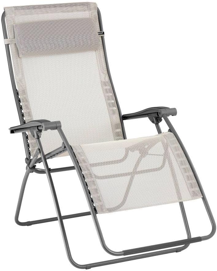Lafuma Mobilier RSXA Clip XL, Batyline, Rye II, LFM2040_9868 Folding Adjustable Relaxation Armchair