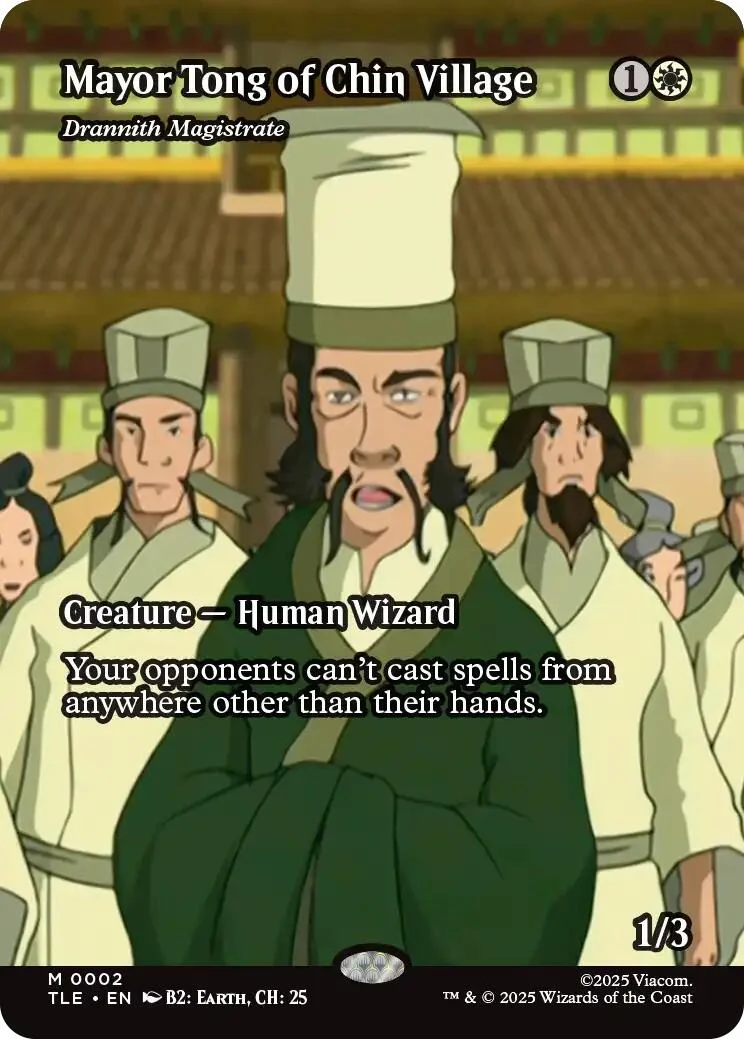 Mayor Tong of Chin Village - Drannith Magistrate (Borderless) (2) (Avatar: The Last Airbender: Eternal-Legal)