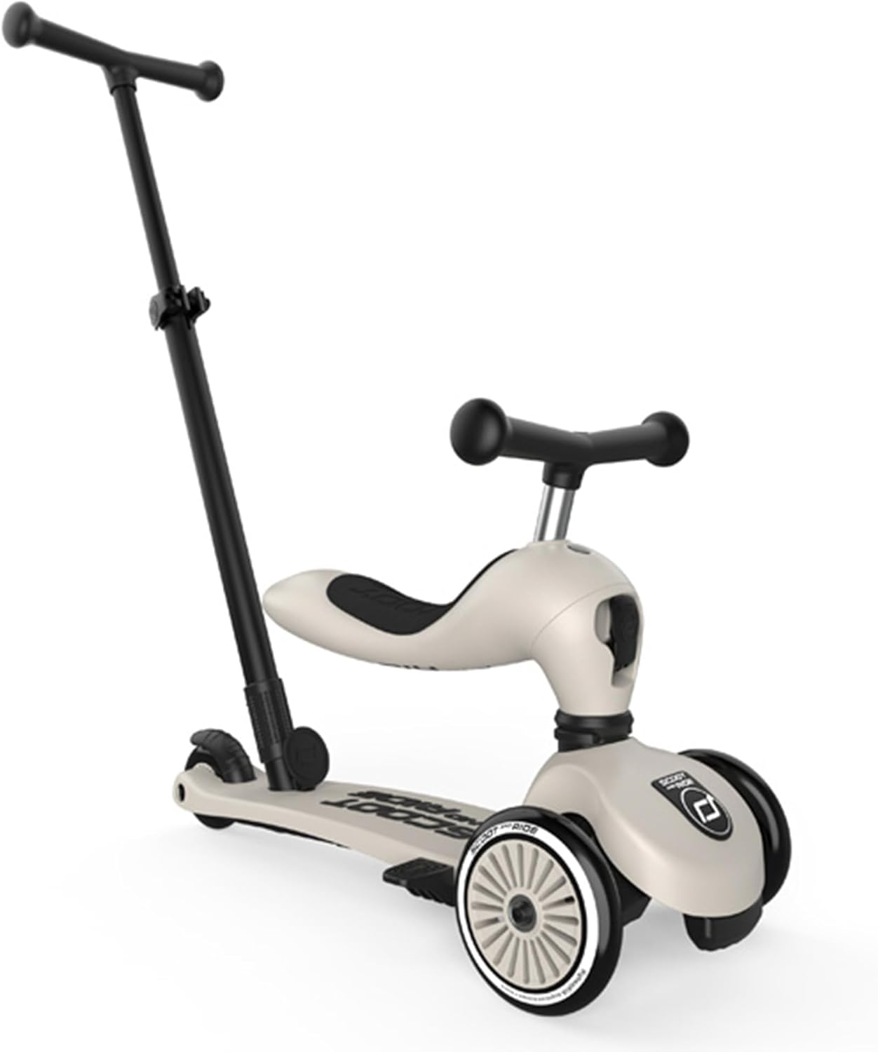 Scoot & Ride Highwaykick 1 Push and Go Kickboard con sedile, scooter 2 in 1, con manubrio a partire da 1 2 anni, regolabile in altezza, senza attrezzi