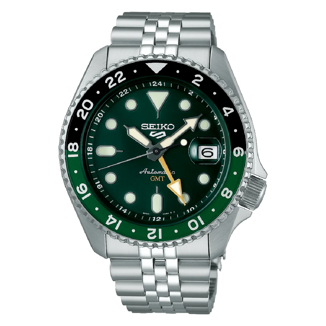 Orologio Seiko 5 sports SSK035K1 GMT automatico verde
