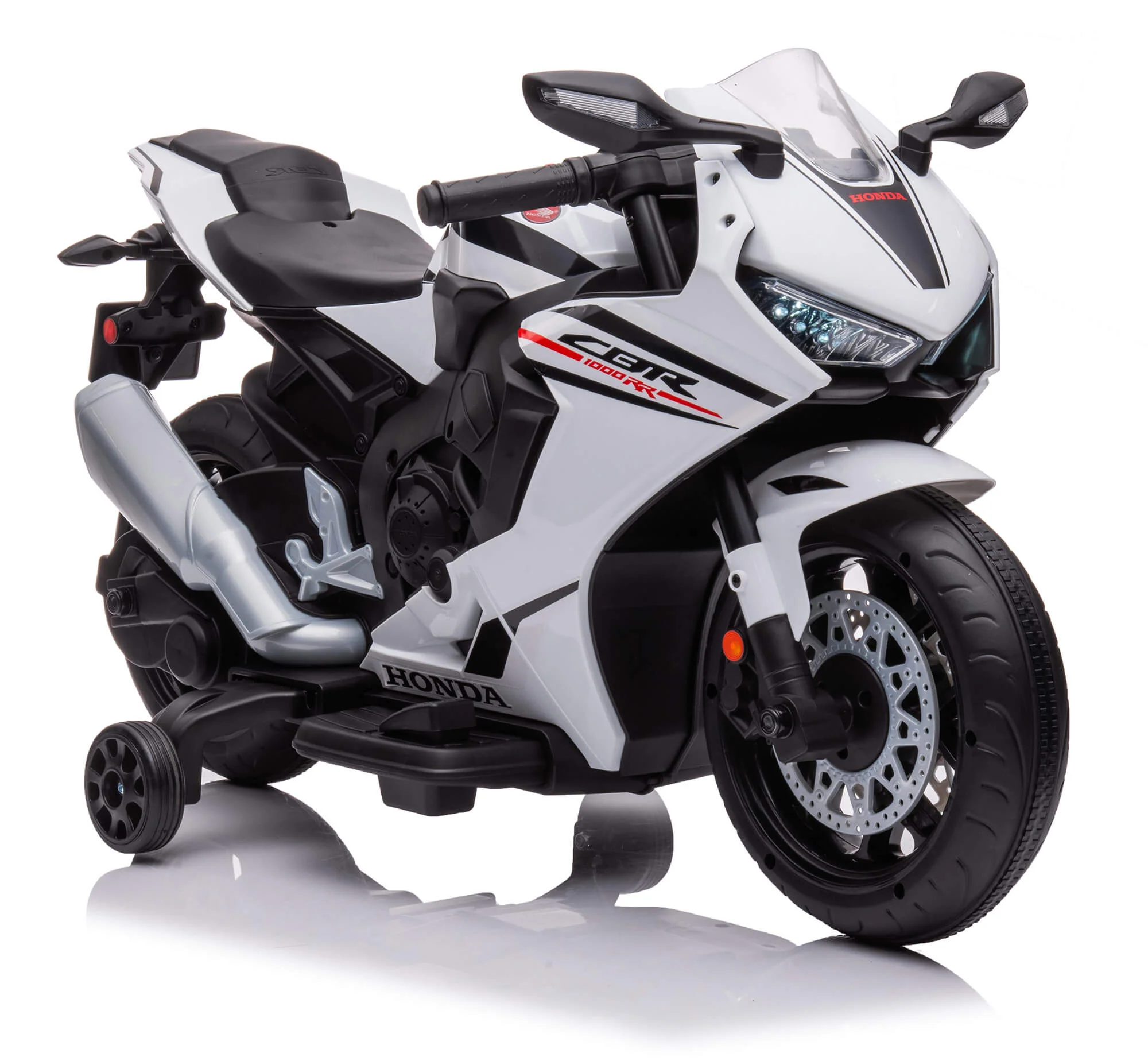 Moto Elettrica per Bambini 12V con Licenza Ufficiale Honda CBR 1000RR – Colore Bianco