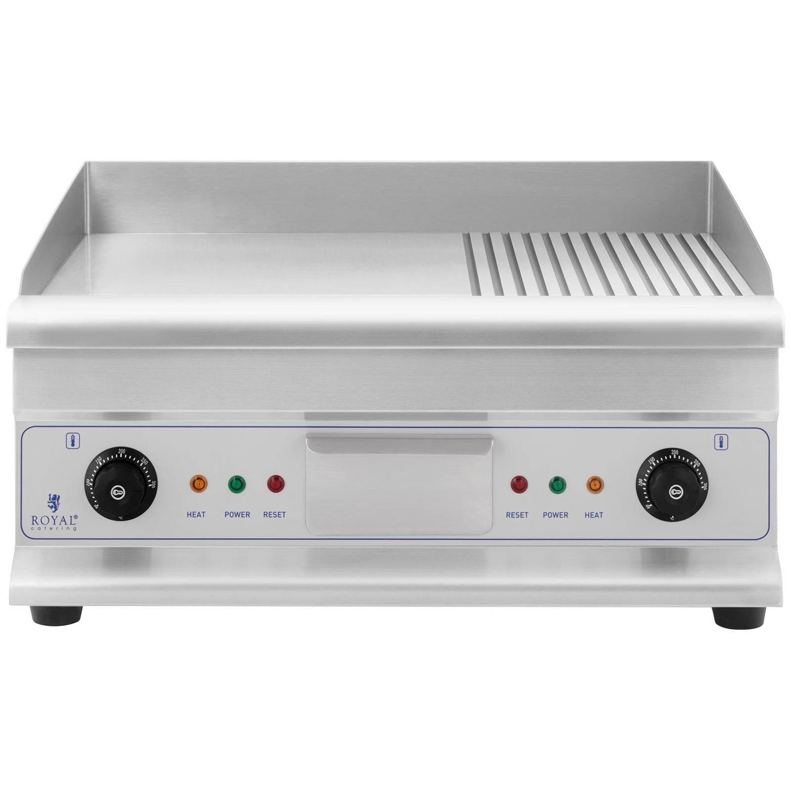 Elektrogrill Doppelgrill Elektro Grillplatte Doppelt Griddleplatte Gastrobräter
