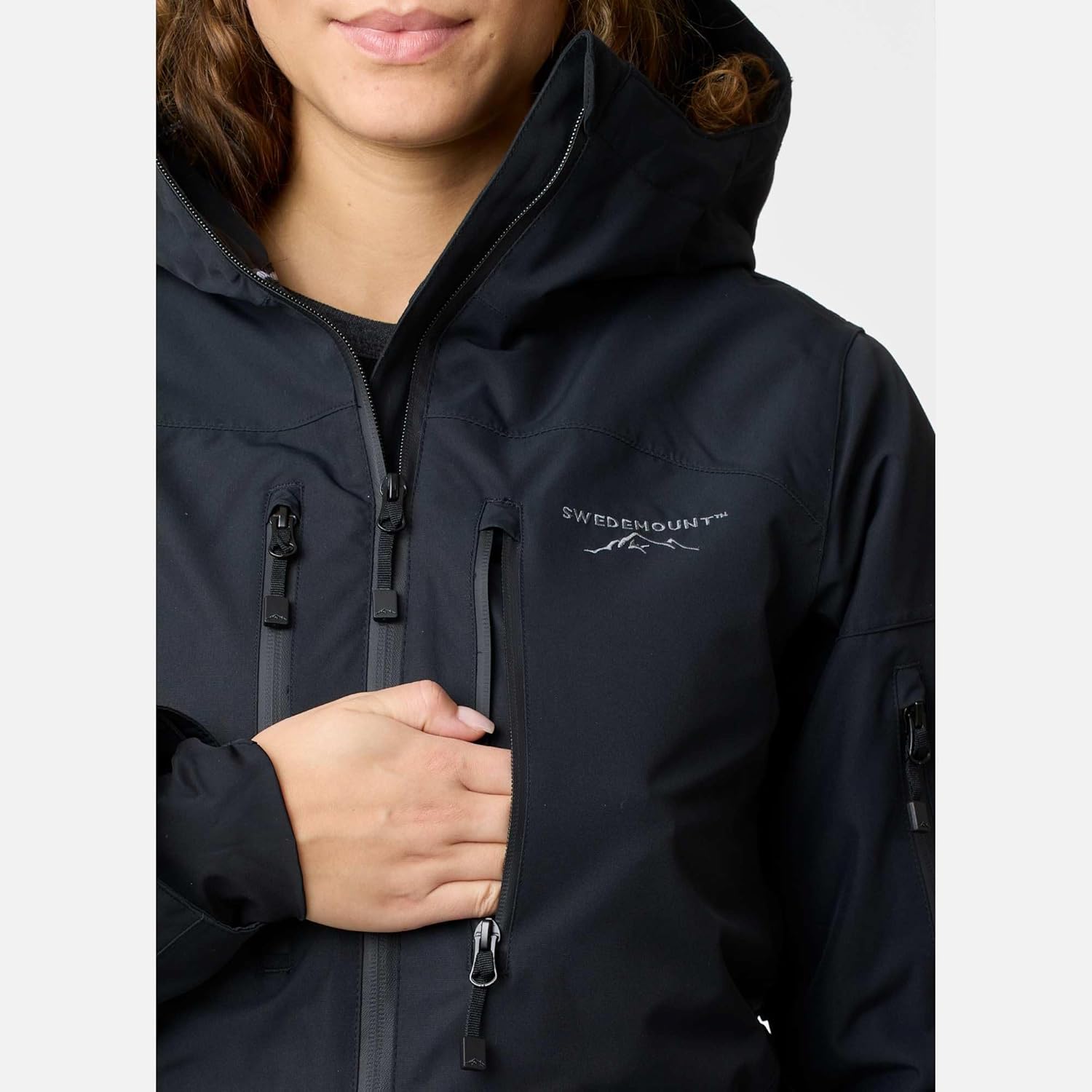Swedemount Freeride Skianzug Winter Overall – wasserdichter, atmungsaktiver Einteiler für alpines Skifahren und Snowboarden für Damen
