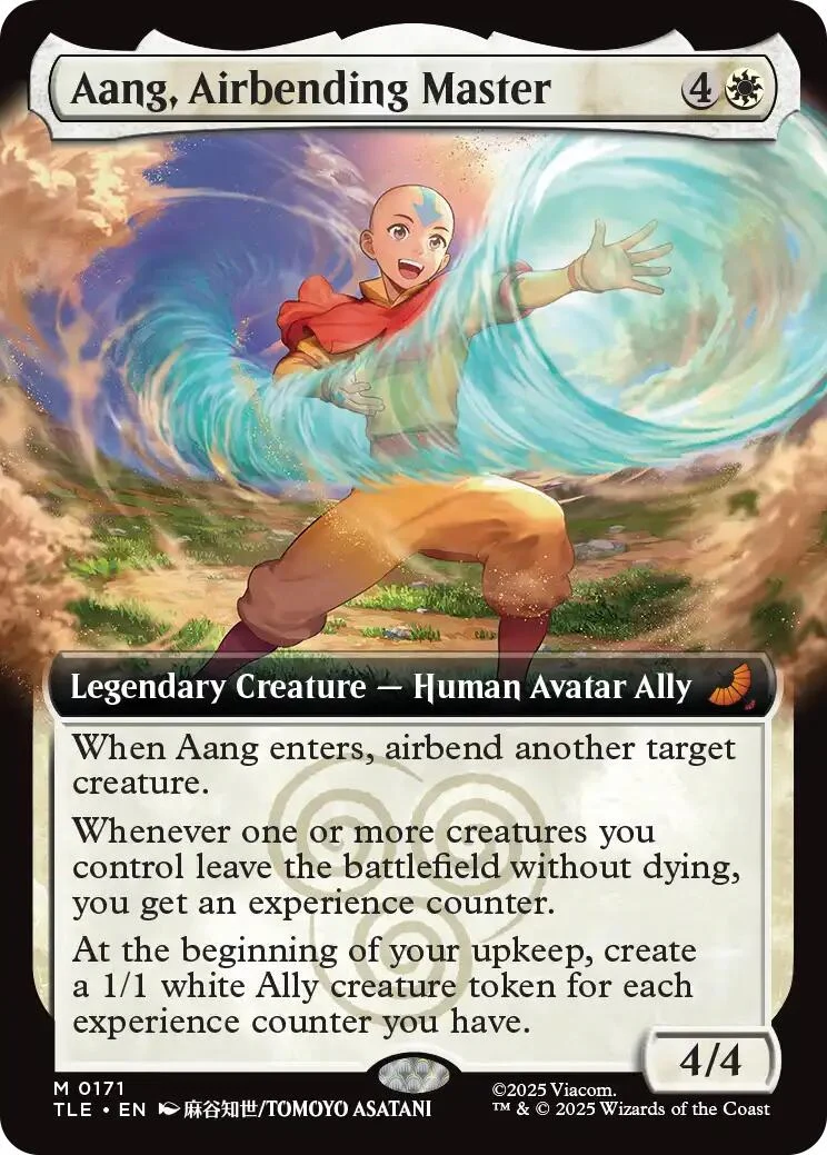 Aang, Airbending Master (Extended Art) (171) (Avatar: The Last Airbender: Eternal-Legal)