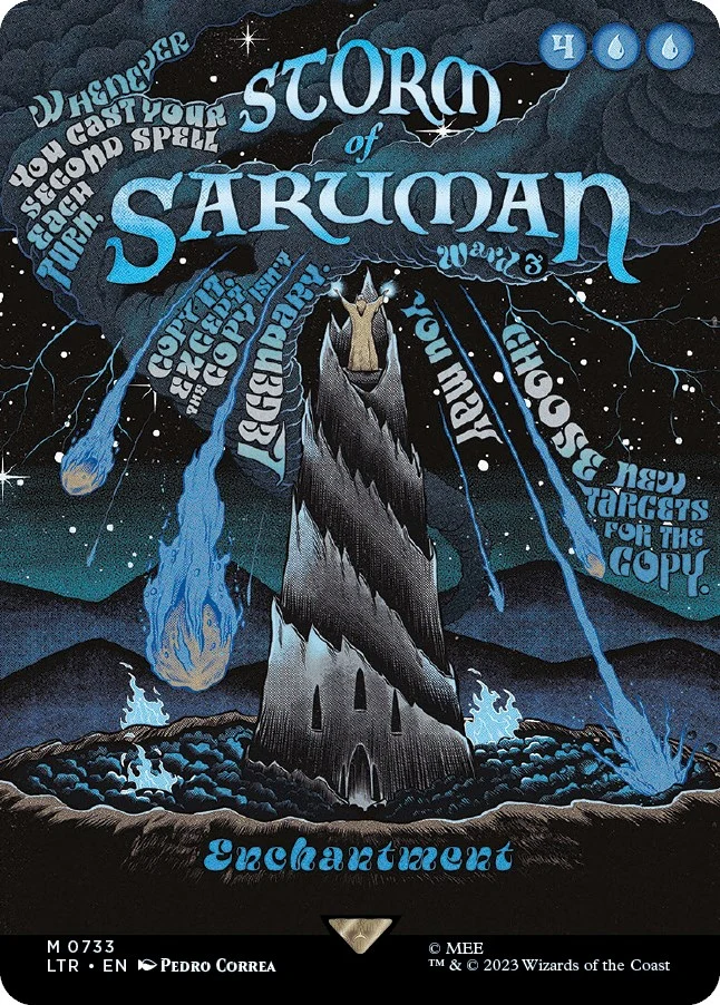 Storm of Saruman (Borderless Poster) (733) (LTR)