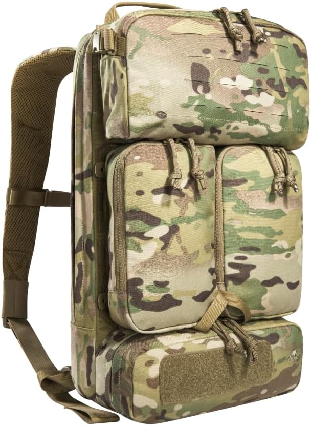 Tasmanian Tiger TT Modular Gunners Pack 14L - Leichter, taktischer Militär-Rucksack anbringbar am Plattenträger, Molle-Kompatibel mit abnehmbaren Pouches und Magazin-Taschen