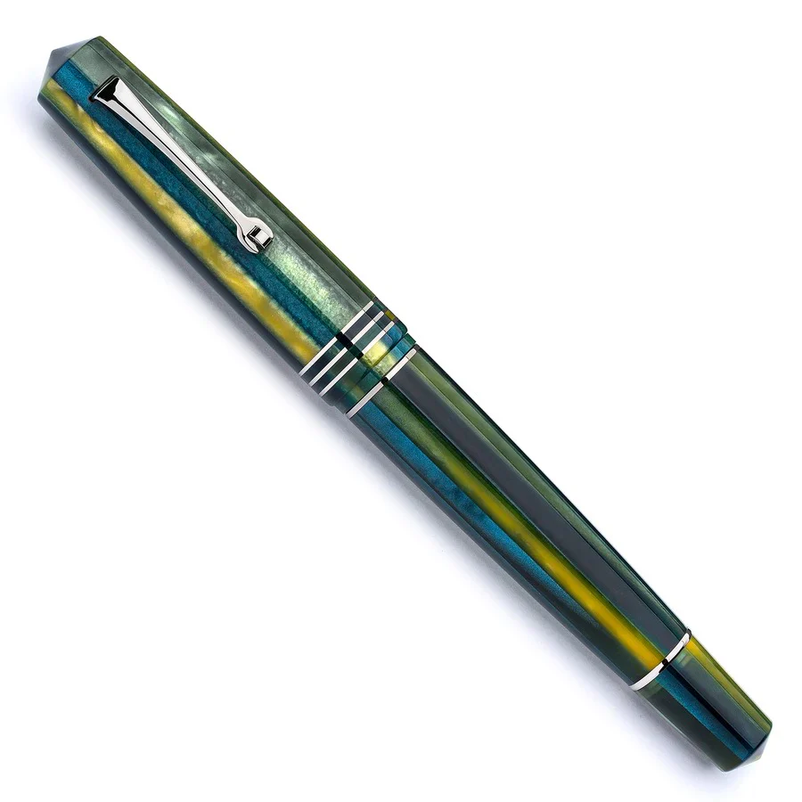 Leonardo Momento Zero Grande 2.0 Fountain Pen  - Baobab with Silver Trim