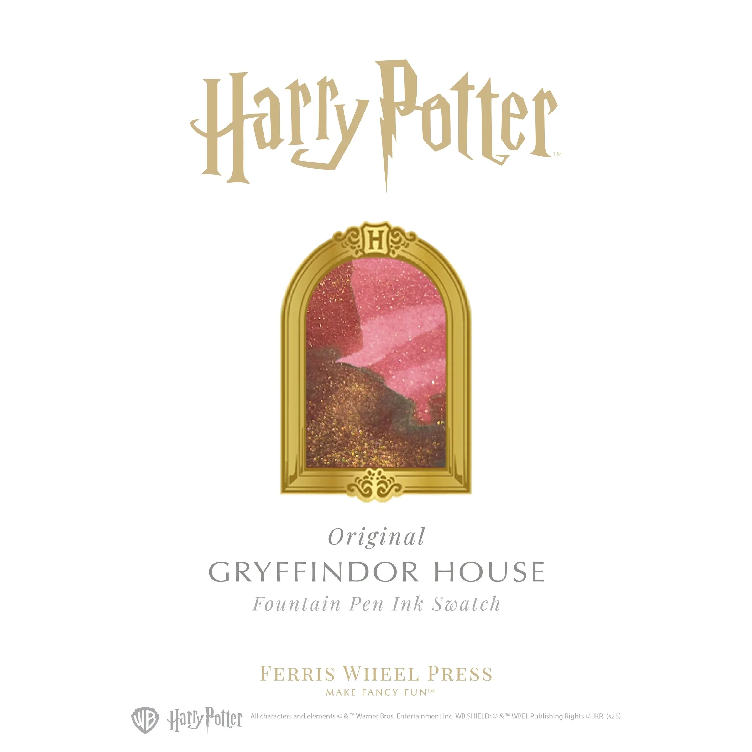 Ferris Wheel Press X Harry Potter Houses of Hogwarts? Fountain Pen Ink - Gryffindor House