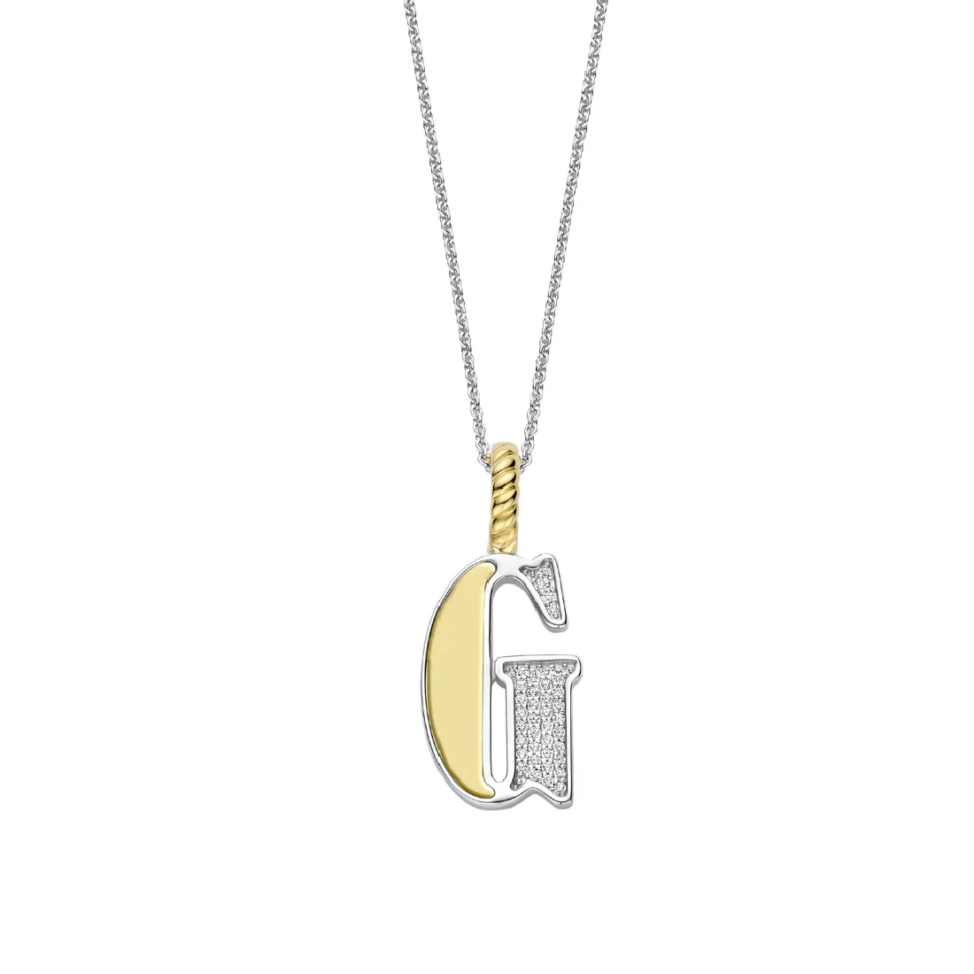 Collana Ti Sento Milano pendente iniziale G argento 6840ZY_G