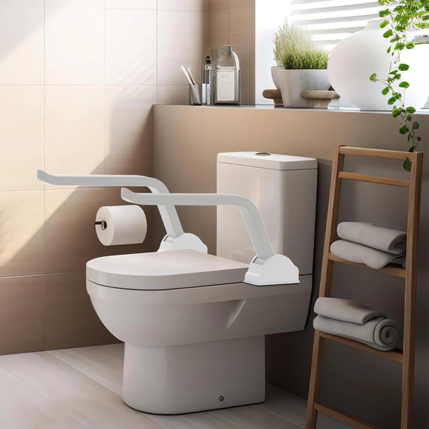 Sonnewelt Toiletten Klappgriff Toilettengriff WC Stützhilfe