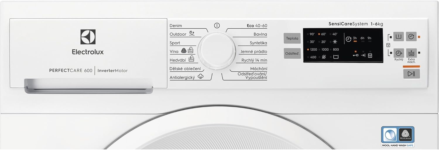 Electrolux EW6S526W Lavatrice Slim a Carica Frontale, 38cm Profondità, Tecnologia SensiCare 600, 6 kg, Partenza Ritardata, Lavaggio Rapido, Display LED, 1200 Giri al Minuto, Bianco, B