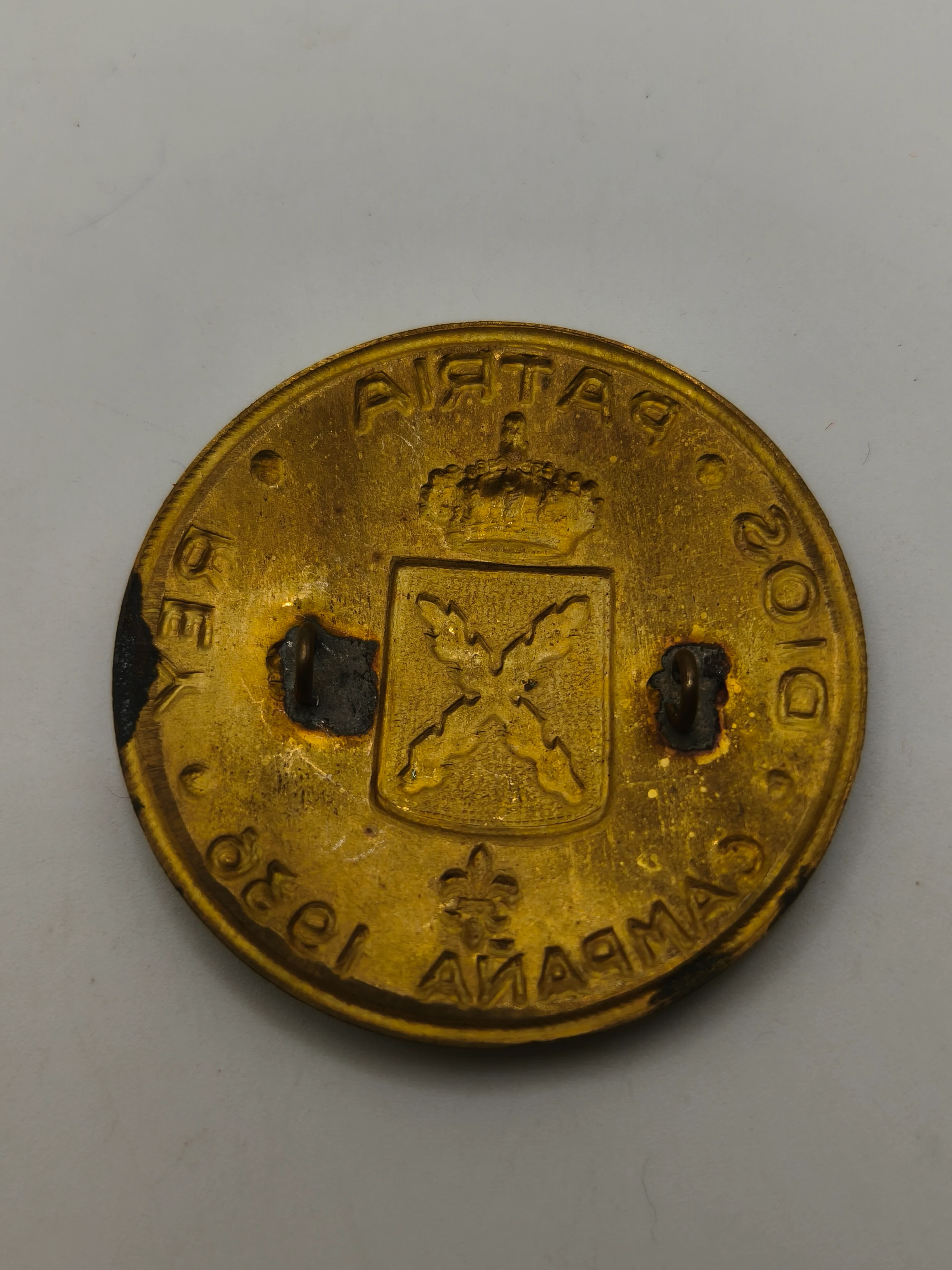 Beret badge Carlista. 1936 Spanish civil war.