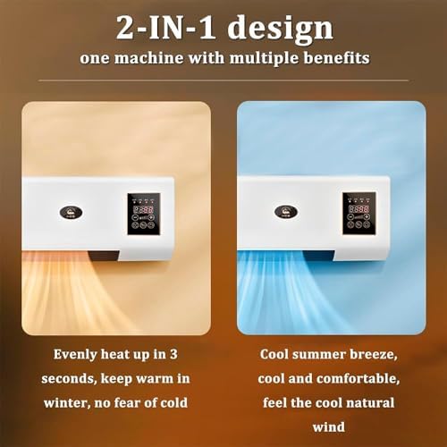 Tragbare Klimaanlage mit schneller Kühl- und Heizfunktion, kanalloses Design für den Einsatz in Räumen