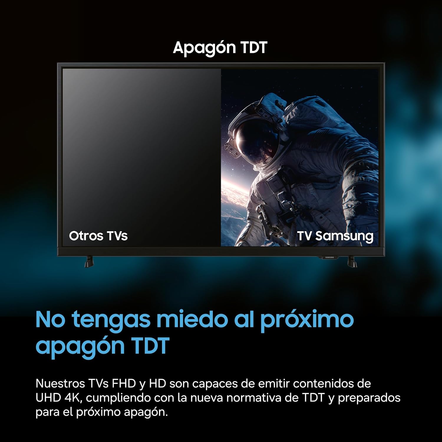 Samsung TV 32 Pulgadas Full HD F6005 Smart TV TV Plus, OTS Lite, HDR Knox Security, Capaz de emitir contenidos UHD 4K