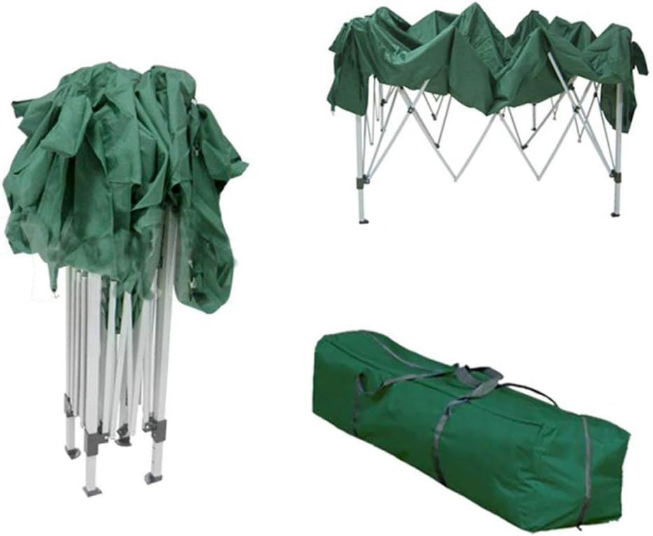 FP-TECH - GAZEBO PIEGHEVOLE GIARDINO 3X3 AUTOMATICO RICHIUDIBILE FISARMONICA STAND FIERA VERDE O BIANCO (Gazebo Bianco)