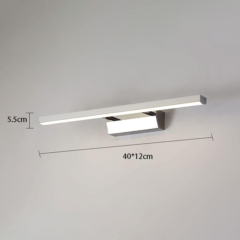 Led-Spiegel Frontlampe Badezimmer Waschtischleuchte, Metall Waschtischspiegelleuchte, Schminkbeleuchtung, Wandleuchte Für Spiegelschrank Waschraum Schminktisch/3000K/40Cm