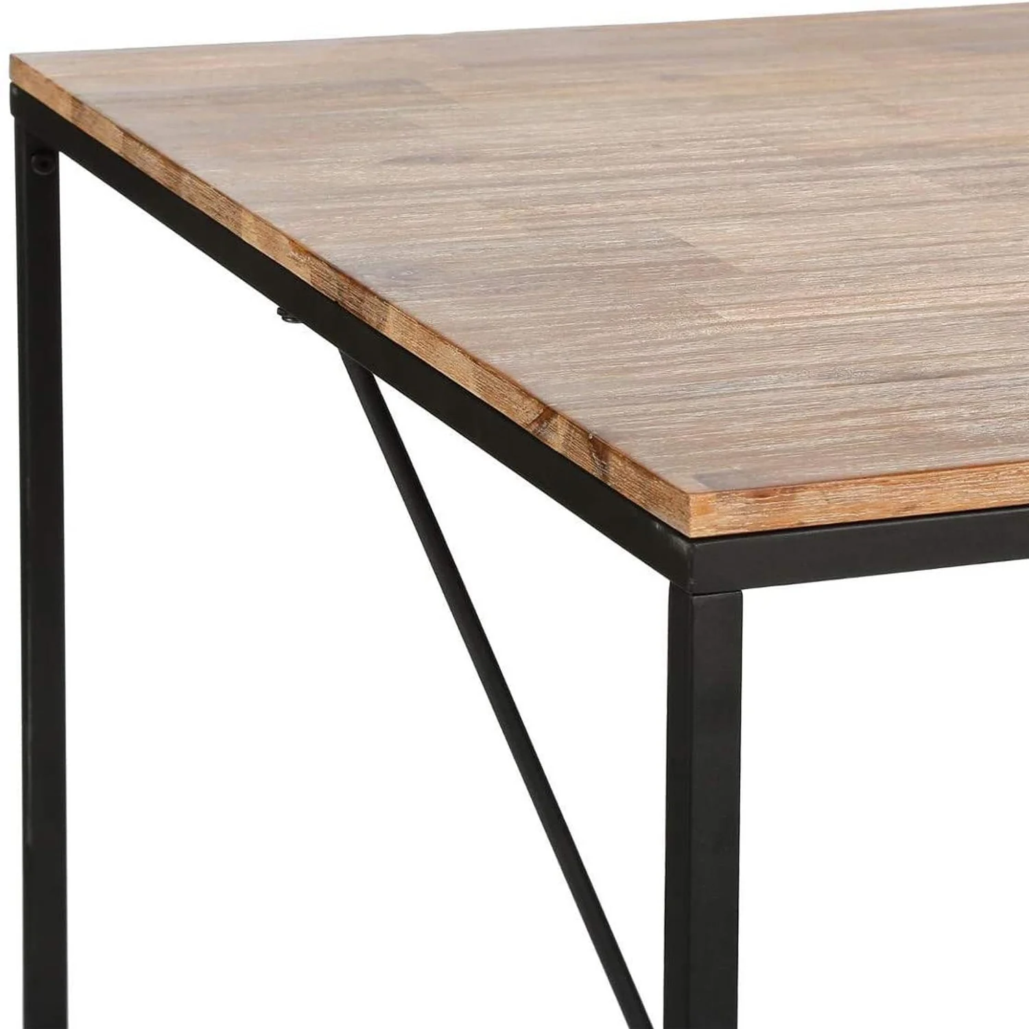 Tavolo Da Bar In Legno E Metallo 80x80x98cm