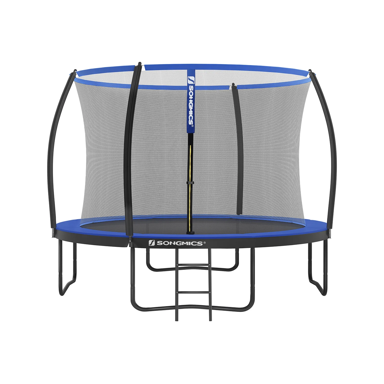 Trampolino da giardino rotondo con rete di sicurezza
