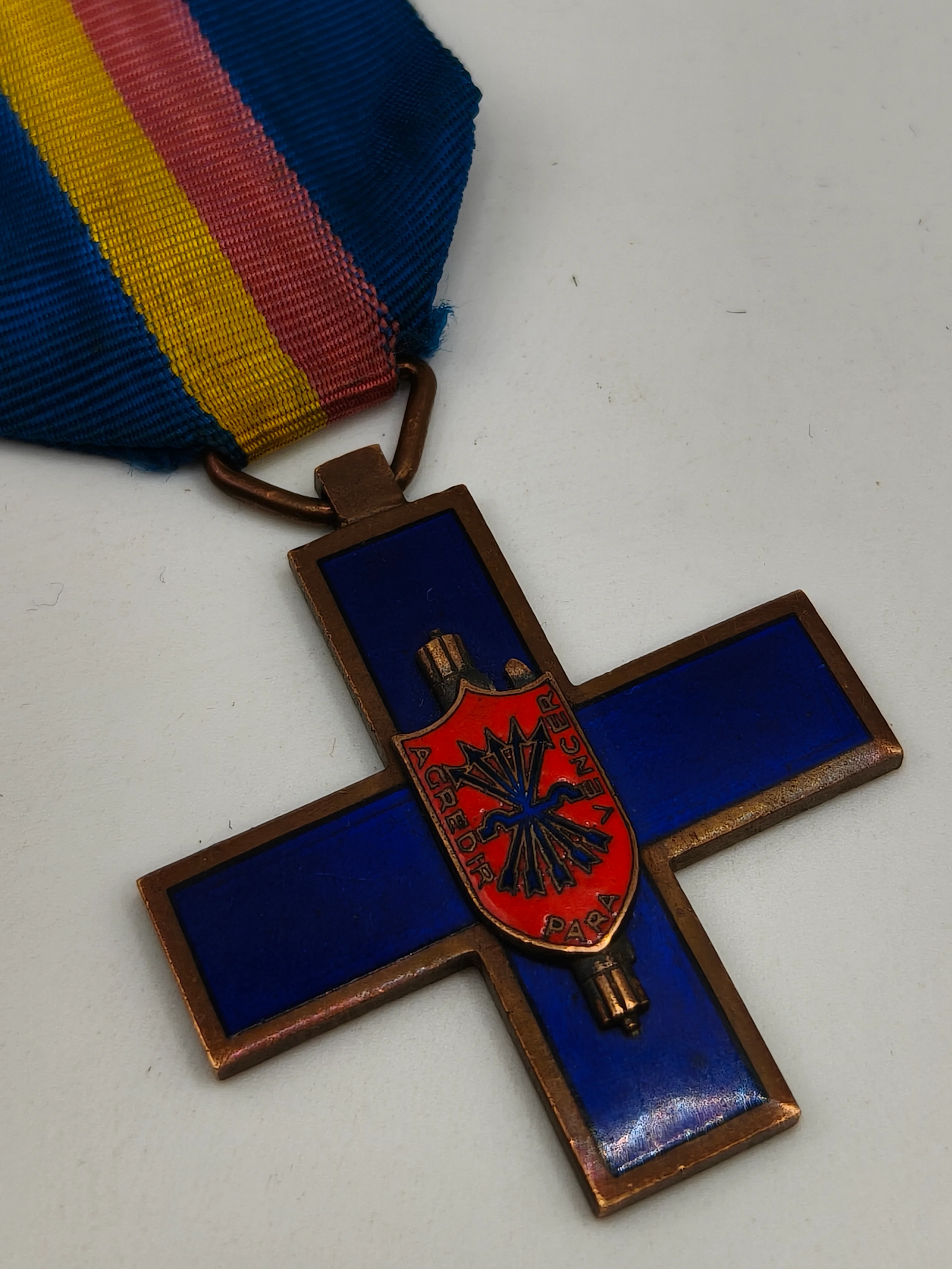 Medalla Flechas Azules Voluntarios Italianos Guerra civil espa?ola