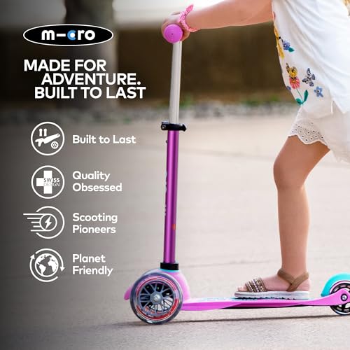 Micro Micro Deluxe   Monopattino per bambini con manubrio regolabile, ruote luminose, per ragazzi e ragazze : Amazon.it: Giochi e giocattoli