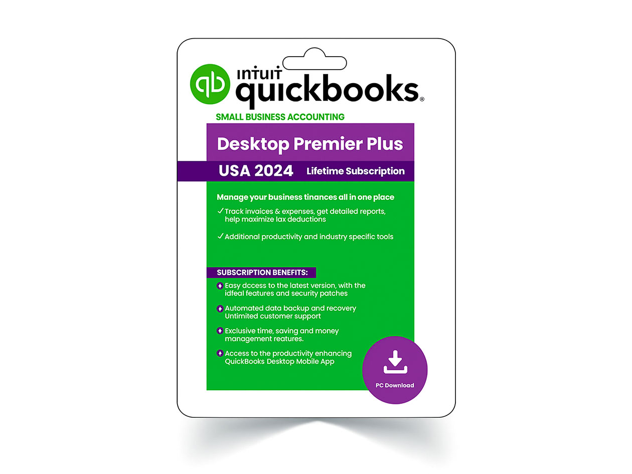 Intuit QuickBooks Desktop Premier 2024  Lifetime Activation