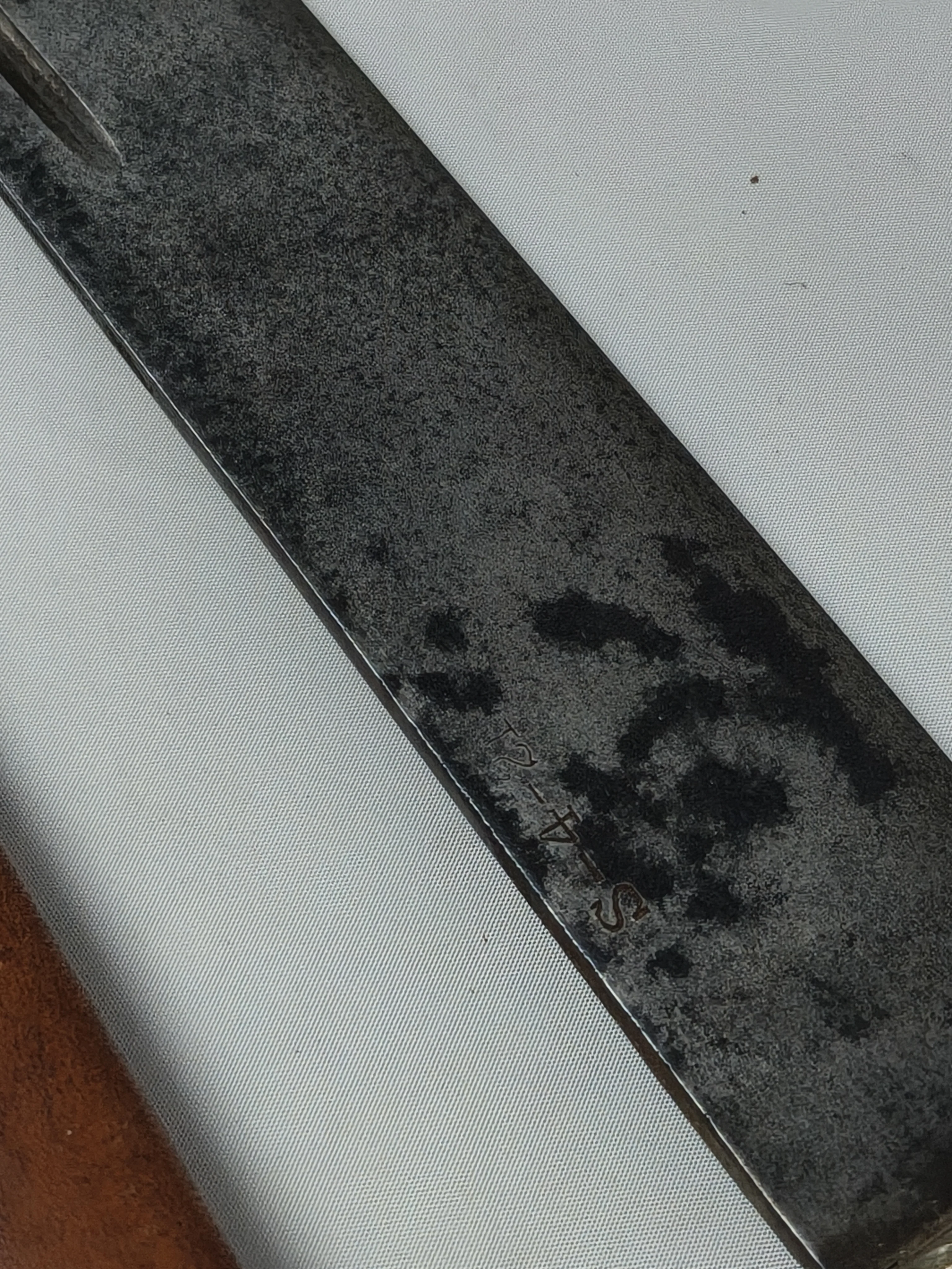 Collins Model curved blade. Spanish American War.
