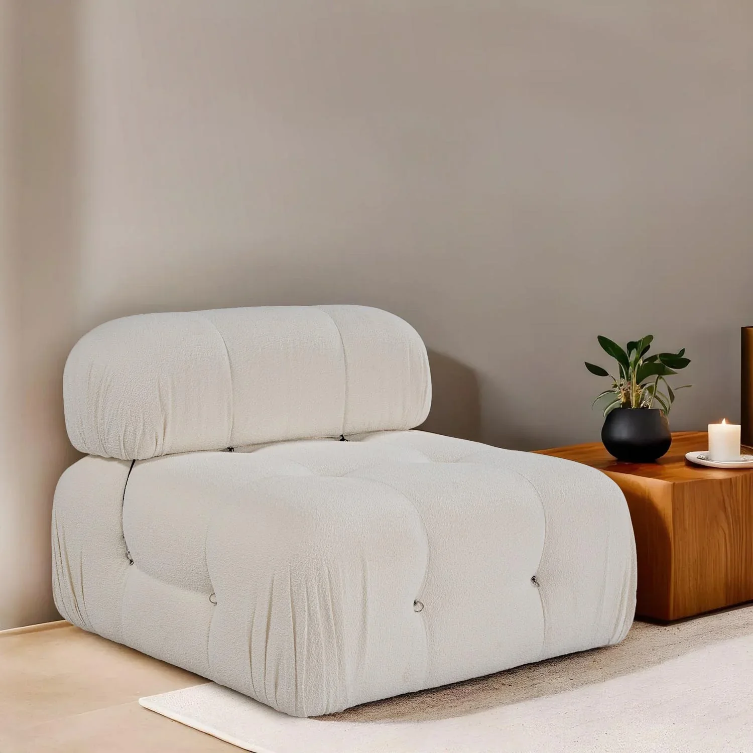 Bubble O1 Modulares Sofa - Weiss