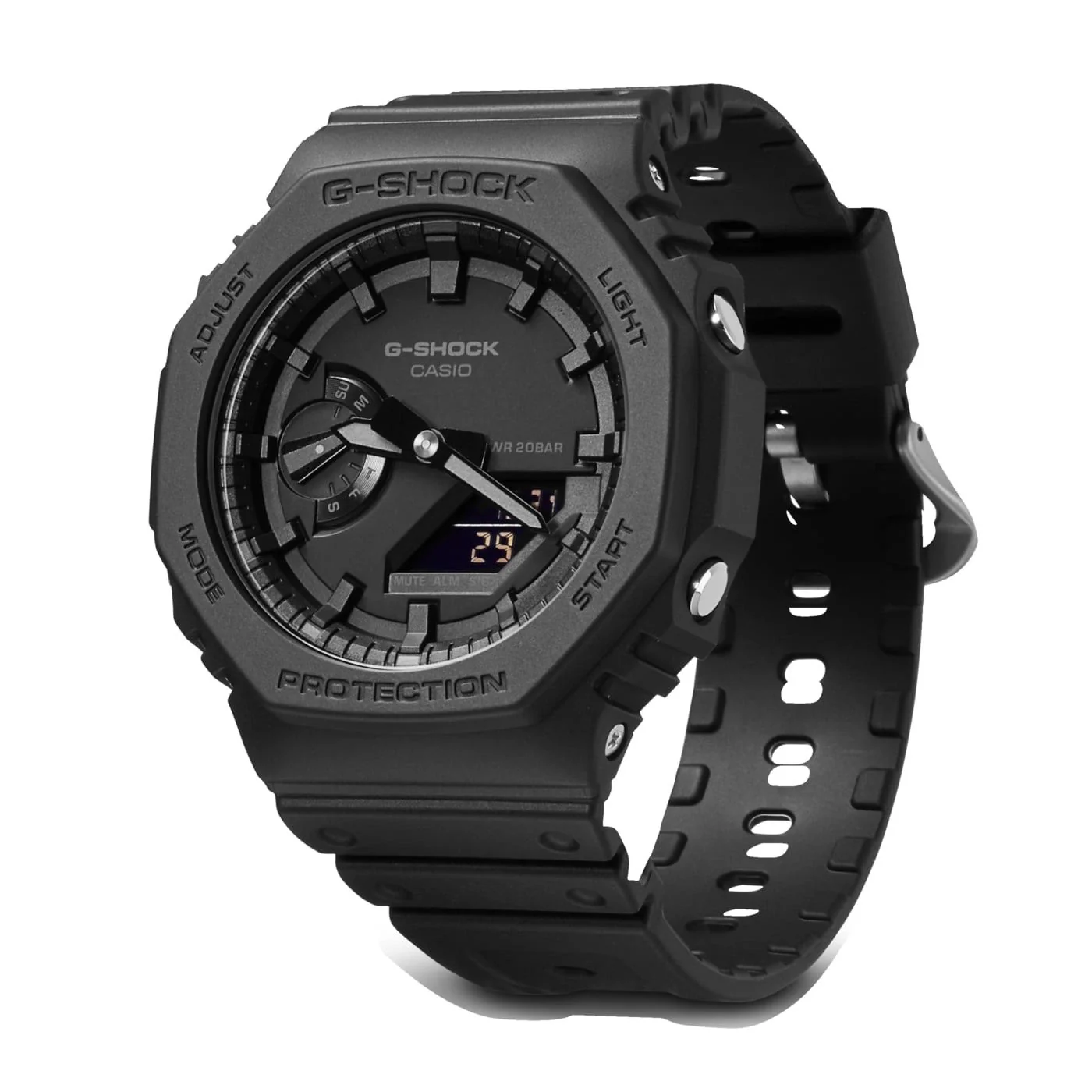 Orologio G-Shock GA-2100-1A1ER nero Stealth total black