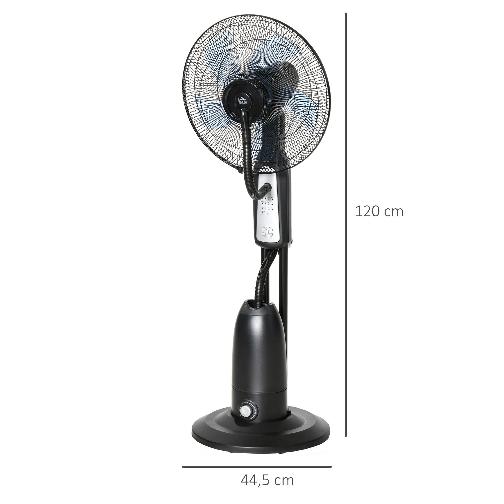 Standventilator Standventilator Luftbefeuchter 2,8L Tank 3 Modi Fernbedienung mobil