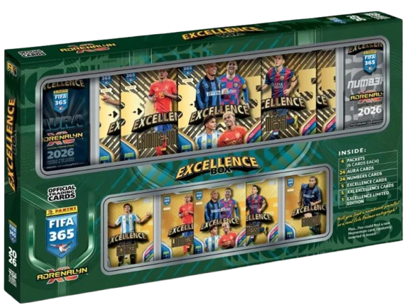 FIFA 365 Adrenalyn XL 2026 Soccer Excellence Box